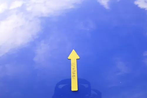 VW Golf 4 Motorhaube Haube Klappe vorne blau LW5Z (165384)