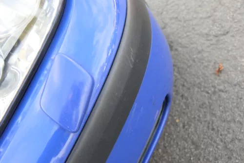 VW Golf 4 Stoßstange vorne Stoßfänger vorn vorne blau LW5Z SWR (165385)