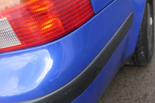 VW Golf 4 Kombi Avant Stoßstange hinten Heckstoßstange Stoßfänger blau LW5Z (165386)