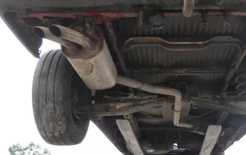 VW T4 Auspuff MIttelschalldämpfer +Endtopf mitte 2,5 TDI ACV AYC AYY AJT AUF