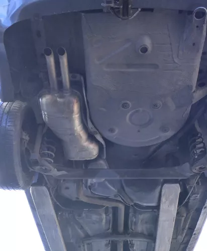 VW Golf 4 1J Bora Octavia Auspuff Endtop Rohr hinten 1,9 TDI AGR AHF ALH ATD AS