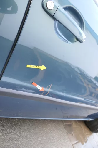 Seat Leon Toledo 1M Tür vorne rechts Beifahrertür grün LS5W AZUL TOPACIO L5SW (165472)