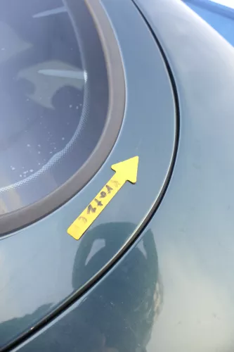 Seat Leon Toledo 1M Tür hinten links Fahrerseite LS5W AZUL TOPACIO L5SW grün (165476)