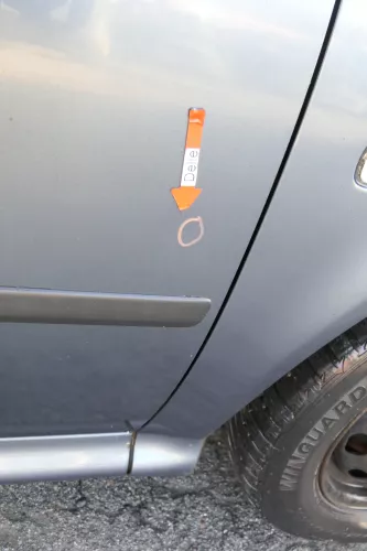 Skoda Octavia 1U Kombi  +Limo Tür vorne rechts Beifahrertür grau LF7V 9901 U9 (165488)