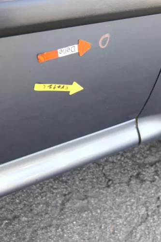 Skoda Octavia 1U Kombi  +Limo Tür vorne rechts Beifahrertür grau LF7V 9901 U9 (165488)