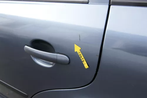 Skoda Octavia 1U5 Combi Kombi Variant Tür hinten links grau LF7V 9901 U9 (165489)