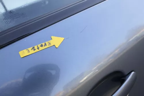 Skoda Octavia 1U5 Combi Kombi Variant Tür hinten rechts grau LF7V 9901 U9 (165490)