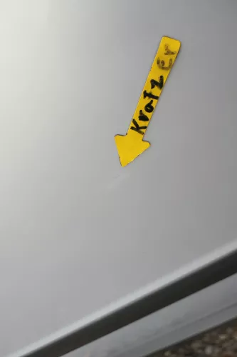 VW Passat 3B 3BG Limousine Tür hinten links silber grau LB7Z satinsilber (165506)