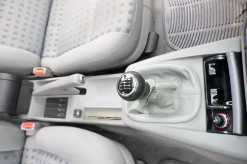 VW Passat 3B 3BG Schaltknauf Schaltsack Schaltung Schaltknüppel 5-Gang grau Lede (165546)