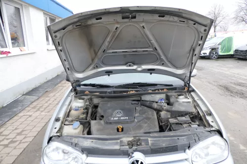 VW Golf 4 Motorhaube Haube Klappe vorne silber grau LB7Z satinsilber satin 846 (165572)