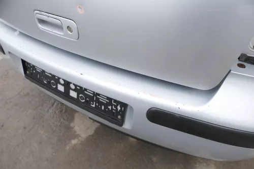 VW Golf 4 Limousine Stoßstange hinten Heckstoßstange Stoßfänger silber LB7Z grau (165580)