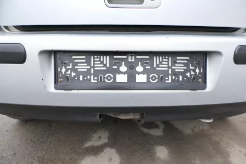 VW Golf 4 Limousine Stoßstange hinten Heckstoßstange Stoßfänger silber LB7Z grau (165580)