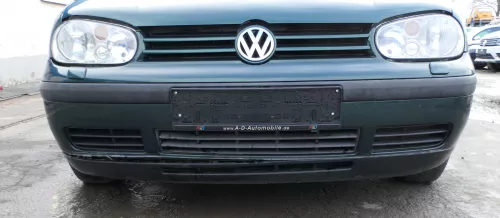 VW Golf 4 Stoßstange vorne Stoßfänger vorn vorne grün LC6M SWR