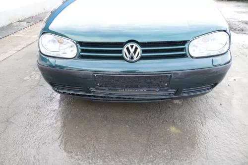 VW Golf 4 Stoßstange vorne Stoßfänger vorn vorne grün LC6M SWR (165596)