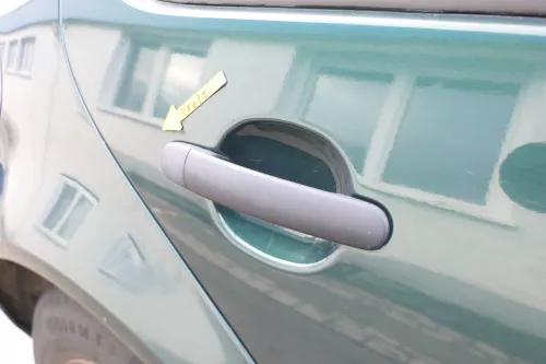 VW Golf 4 Limousine Tür hinten rechts grün LC6M (KEINkombi) (165600)