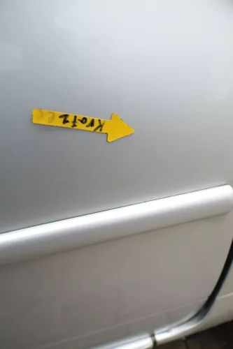 VW Lupo Seat Arosa Tür vorne rechts Beifahrertür silber LA7W (für elektr.Fenst (165624)