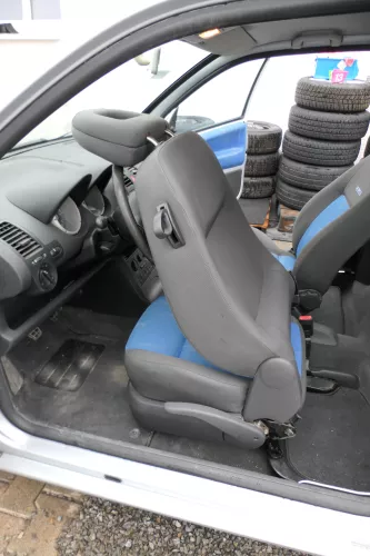 Arosa Lupo Sitz vorne links Fahrersitz Höhenverstellung schwarz College blau (165632)