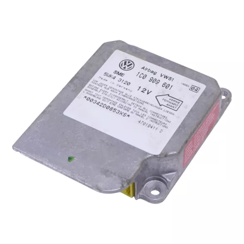 VW Polo 6N2 Lupo Steuergerät Airbag Airbagsteuergerät 1C0909601 D Index 02Q -04