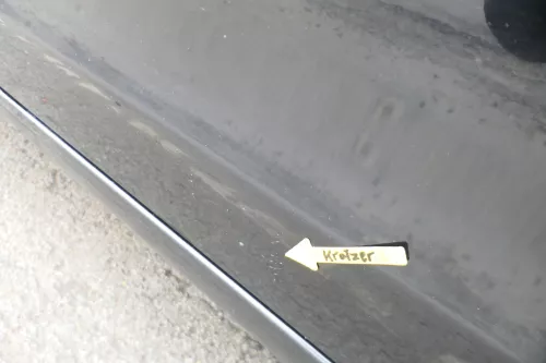 VW Polo 9N 9N3 Tür vorne links Fahrertür 2/3-Türer schwarz L041 ohneAnbautei (165658)