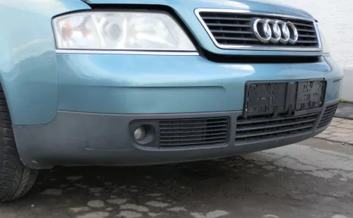 Audi A6 4B Frontstoßstange Stoßstange vorn vorne Stoßfänger grün blau LX6V jaspi (165665)