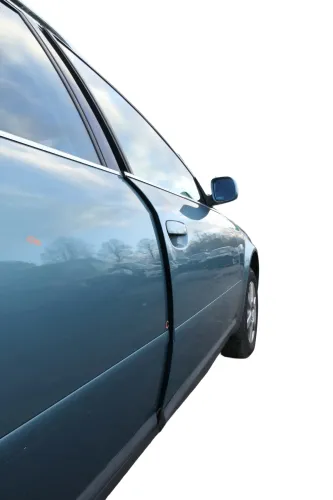 Audi A6 4B C5 Tür nur Türblatt vorne rechts Beifahrertür  grün blau LX6V jaspisg (165667)