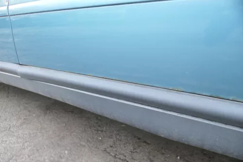 Audi A6 4B C5 Tür nur Türblatt vorne rechts Beifahrertür  grün blau LX6V jaspisg (165667)