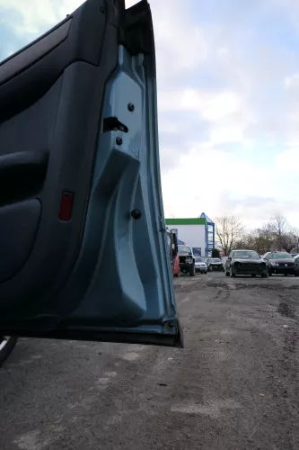 Audi A6 4B C5 Tür nur Türblatt vorne rechts Beifahrertür  grün blau LX6V jaspisg (165667)