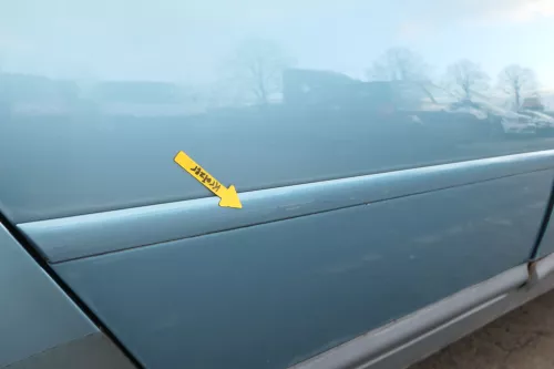 Audi A6 4B C5 Tür Türblatt hinten rechts grün blau LX6V jaspisgrün (165668)