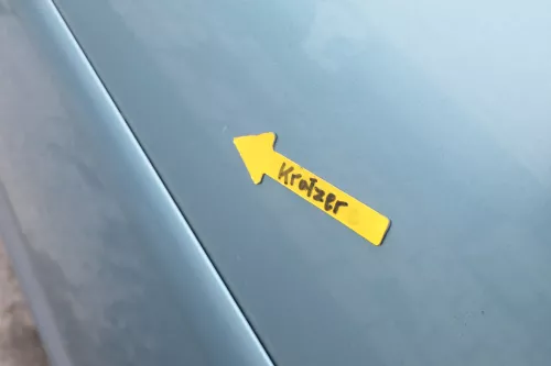 Audi A6 4B C5 Tür Türblatt hinten links  grün blau LX6V jaspisgrün nur Türblatt (165671)