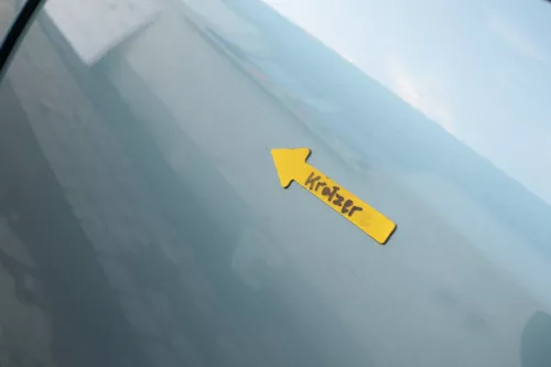 Audi A6 4B C5 Tür Türblatt hinten links  grün blau LX6V jaspisgrün nur Türblatt (165671)