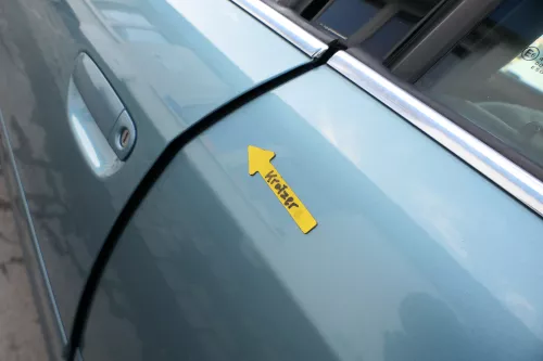 Audi A6 4B C5 Tür Türblatt hinten links  grün blau LX6V jaspisgrün nur Türblatt (165671)