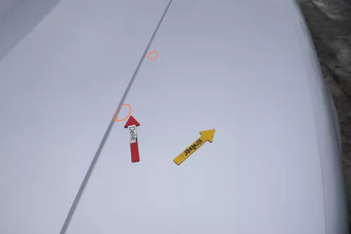 VW Golf 4 Motorhaube Haube Klappe vorne silber grau LA7W grau reflexsilber (165704)