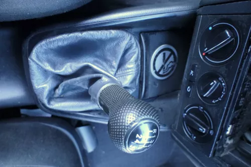 VW Golf 4 Bora Schaltknauf Schaltsack Schaltung Schaltknüppel schwarz 1J0711113 (165723)