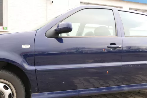 VW Polo 6N 6N2 Tür vorne links Fahrertür 4/5-Türer blau LB5N ohneAnbauteile