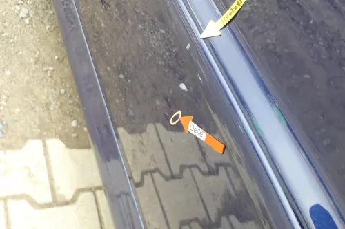 VW Polo 6N 6N2 Tür vorne links Fahrertür 4/5-Türer blau LB5N ohneAnbauteile (165748)