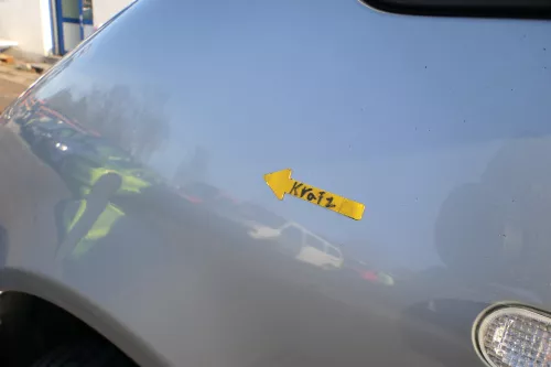 Ford Galaxy WGR Kotflügel links vorne Facelift grau cosmic-silber 2QTC (165778)