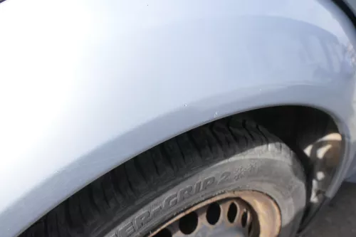 Audi A2 8Z Kotflügel Abdeckung Verbreiterung Radabdeckun hinten rechts blau LY7R (165825)