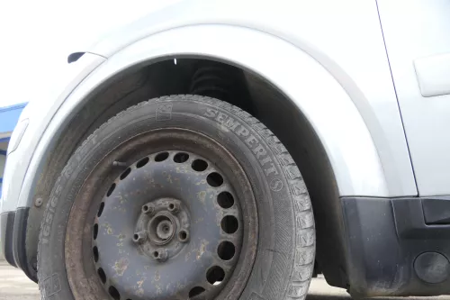 Audi A2 8Z Kotflügel vorne links blau LY7R (165832)