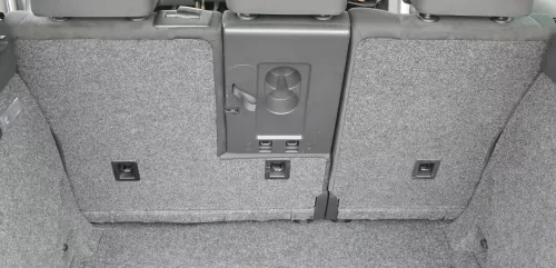 Tiguan 5N Sitz Sitze hinten Rückbank Rücksitzbank 3 Punkt Gurt Lehne alcantara (165950)