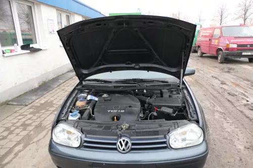 VW Golf 4 Motorhaube Haube Klappe vorne grau LC7V (166098)