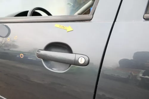 VW Golf 4 Bora Tür vorne links Fahrertür 4/5-Türer Kombi Variant grau blue LC7V (166103)