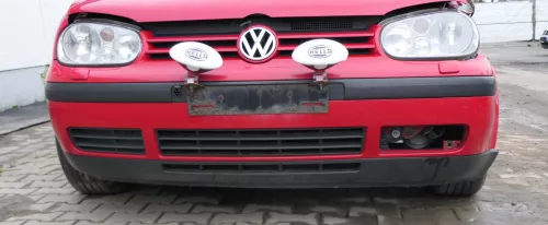 VW Golf 4 Stoßstange vorne Frontstoßstange Stoßfänger rot LY3D SWR