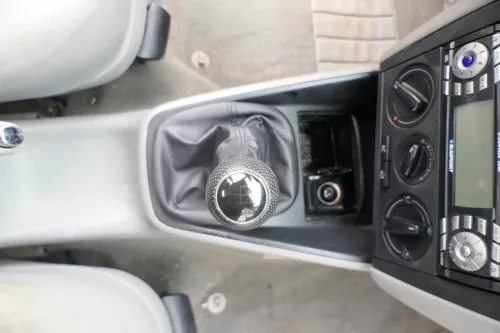 VW Golf 4 Bora Schaltknauf Schaltsack Schaltung Schaltknüppel schwarz Benziner 5 (166150)