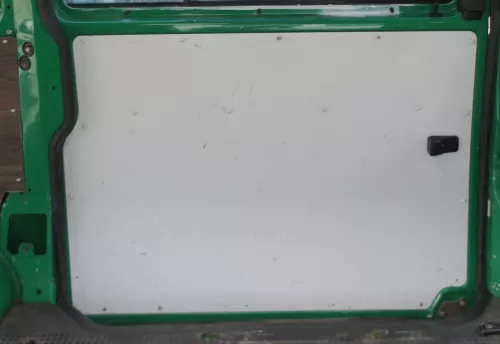 VW T4 Verkleidung Abdeckung Schiebetür Tür Seite LINKS hinten weiß BSG BW