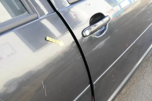 VW Golf 4 Bora Tür hinten rechts nur Kombi / Variant schwarz LC9Z -ohne Anbautei (166214)