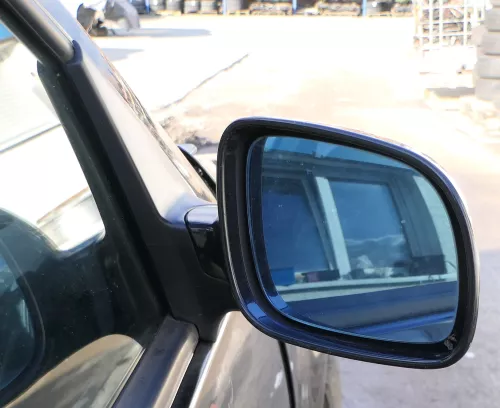 VW Bora Golf 4 elektrischer Spiegel Außenspiegel rechts mit Glas schwarz LC9Z KM (166218)