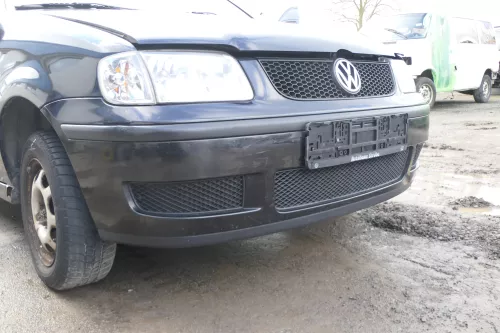 VW Polo 6N2 Stoßstange vorne Frontstoßstange Stoßfänger schwarz LC9Z (166329)