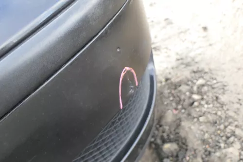 VW Polo 6N2 Stoßstange vorne Frontstoßstange Stoßfänger schwarz LC9Z (166329)