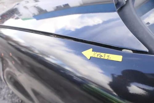 VW Polo 6N2 Kotflügel vorne links schwarz LC9Z (bis unterm Schweller) (166333)