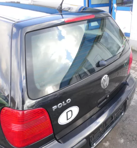 Polo 6N2 Heckklappe Klappe hinten Kofferraumklappe schwarz LC9Z Scheibe (166334)